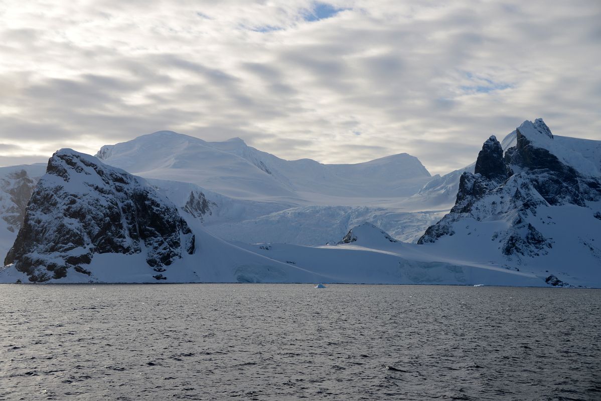 03C Henryk Peak, Pulfrich Peak And Mount Dedo Close Up Near Cuverville Island From Quark Expeditions Antarctica Cruise Ship